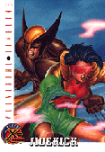 Fleer 97 - Jubilee and Wolverine, Sidekick