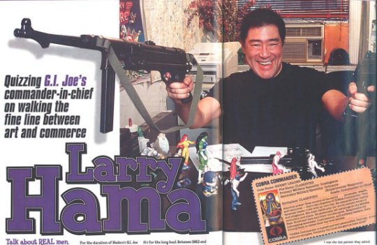 Larry's got a gun....